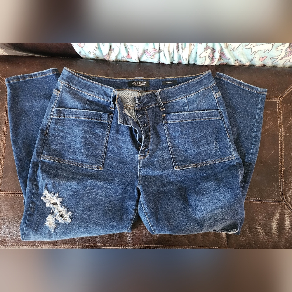 Judy Blue Dark Blue Skinny Jeans